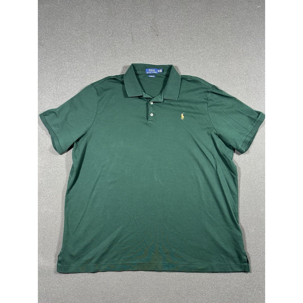 Men's Ralph Lauren Hunter Green Polo XXL
